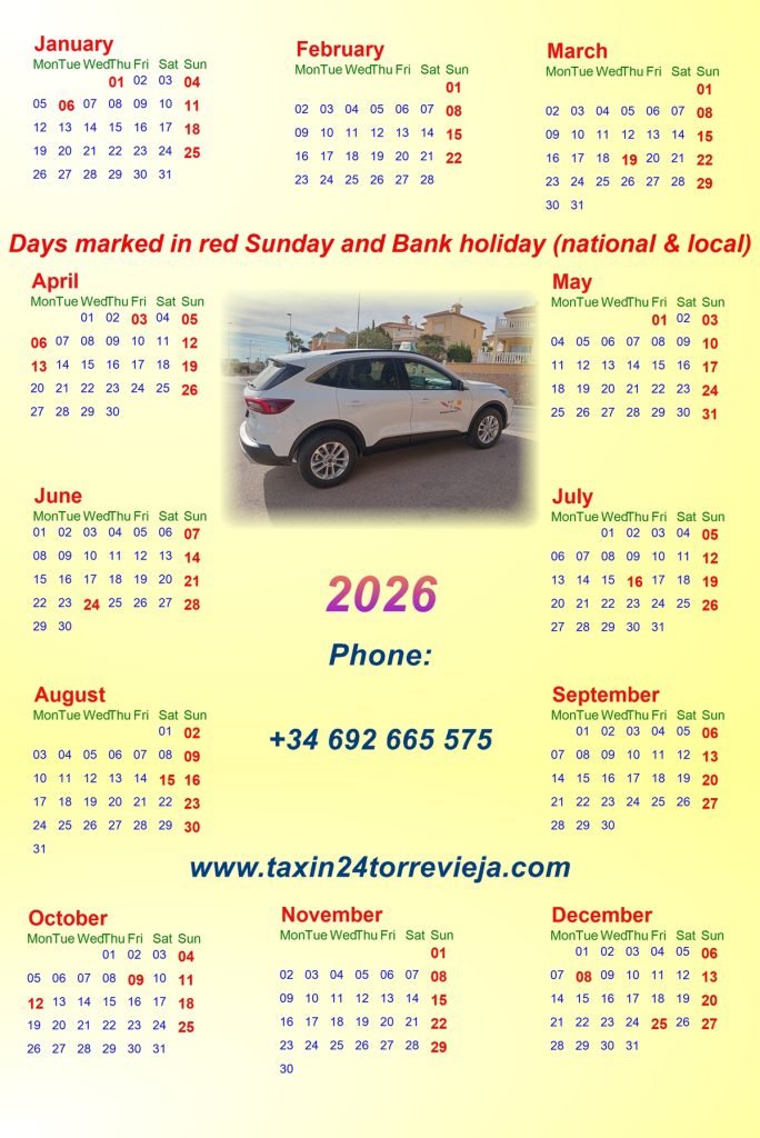 Torrevieja taxi 24 airport alicante